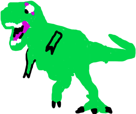 T Rex Base 3 By Ultimaterex33 - Animal Figure (530x388)