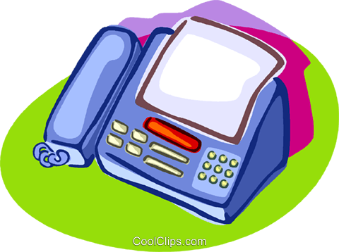 Fax Machine Royalty Free Vector Clip Art Illustration - Fax Machine Royalty Free Vector Clip Art Illustration (480x358)