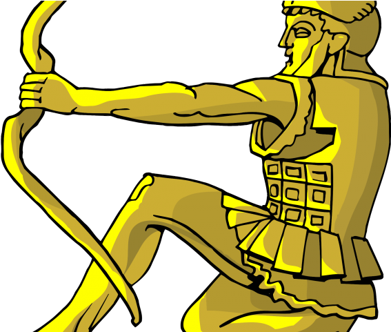 Statue Clipart Golden Statue - Imagenes De La Iliada (640x480)