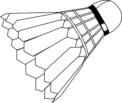 Shuttlecock Badmintonracket Computer Icons Ball - Badminton Shuttlecock Clipart (402x340)