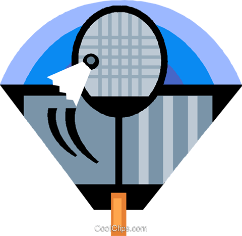 Badminton Racket And Birdie Royalty Free Vector Clip - Emblem (480x467)