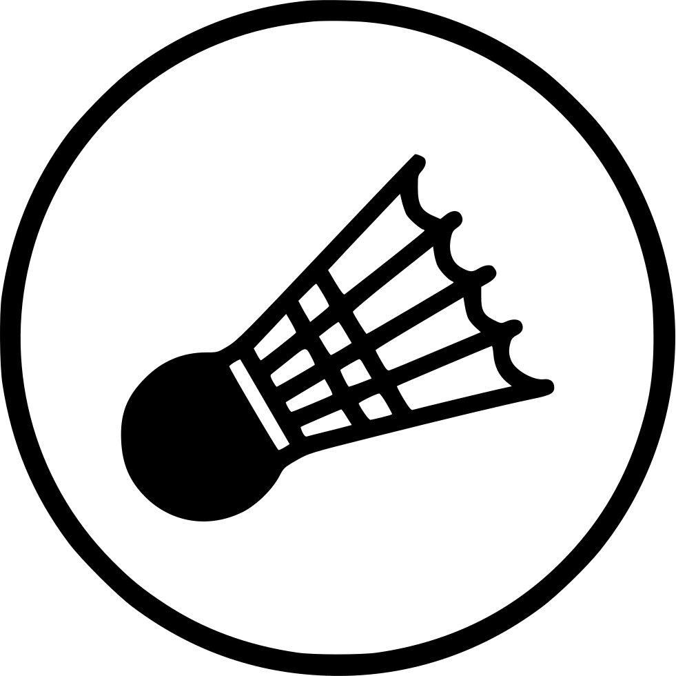 Sports Sport Badminton Shuttlecock Net Entertainment - Shuttlecock Icon Png (981x980)