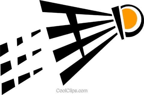 Badminton Birdie Royalty Free Vector Clip Art Illustration - Graphic Design (480x317)