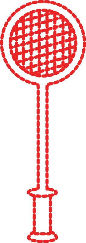 Clip Art Tags - Badminton (283x800)