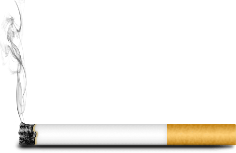 Cigarette Clipart Clear Background - Cigarette Png (850x680)