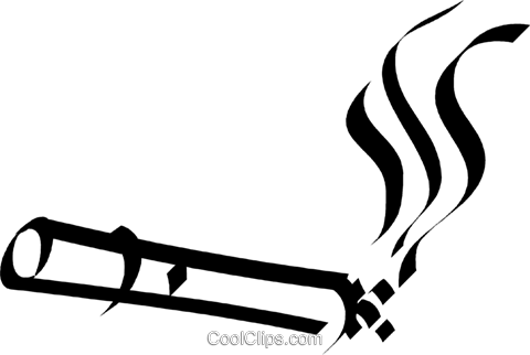 Cigarette Royalty Free Vector Clip Art Illustration - Cigarro Vetor Png (480x322)