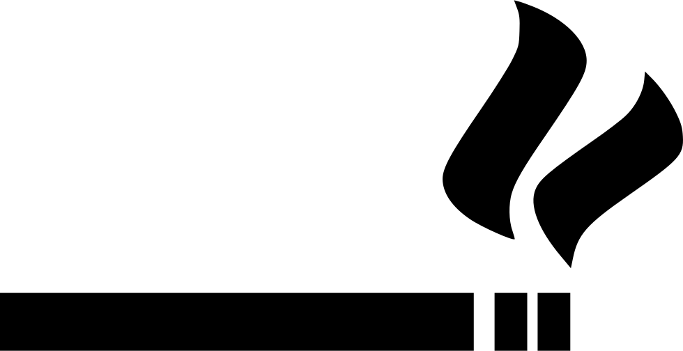 Smoking Zone Cigarette Smoke Relax Comments - Cigarette Icon Png (980x504)