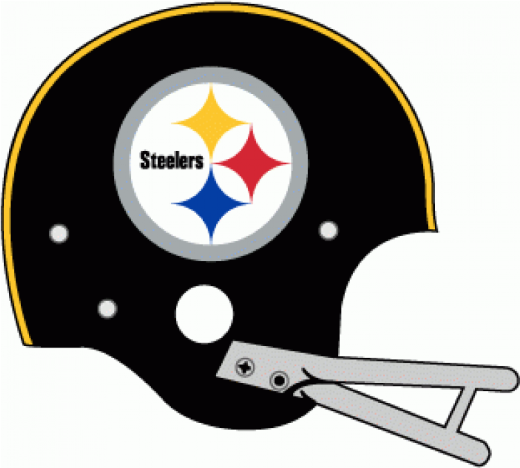 Pittsburgh Steelers Iron On Stickers And Peel-off Decals - Clip Art Pittsburgh Steelers Helmet (750x930)