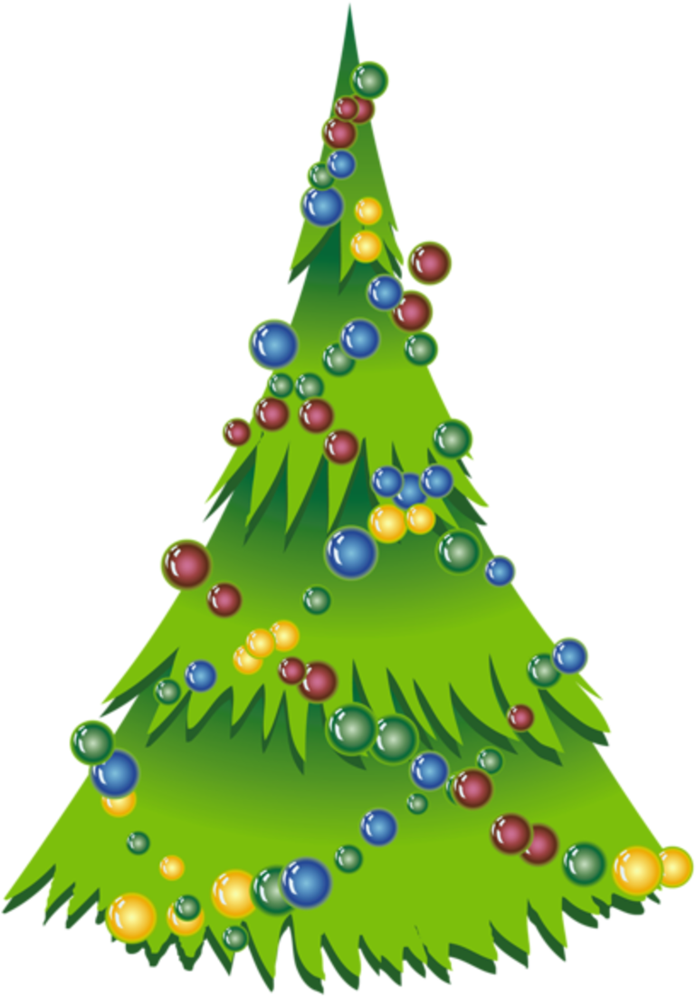 Shrub Clipart Evergreen - Christmas Tree (800x1129)
