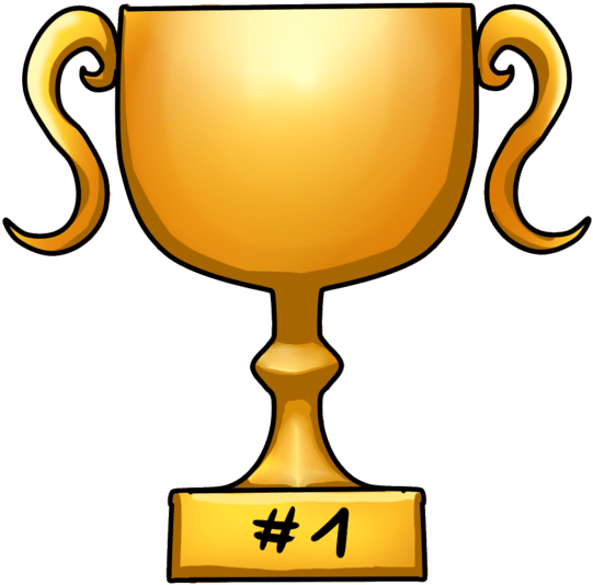 First Place Trophy Clipart (600x600)