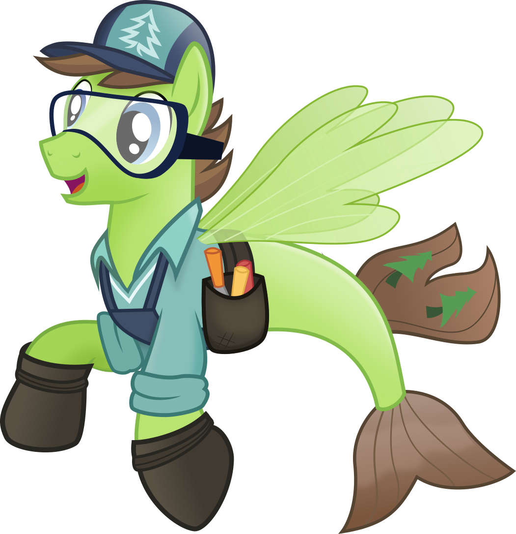 Pacificgreen, Cap, Douglas Spruce, Evergreen, Goggles, - Cartoon (1051x1086)