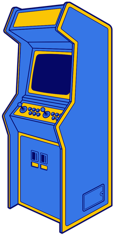 Arcade Gaming Machine Png - Video Game Arcade Cabinet (512x512)