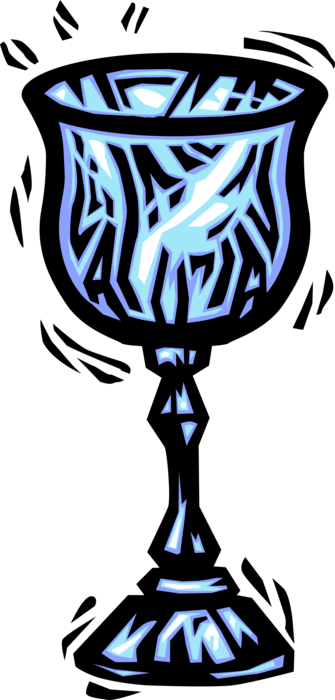 Crystal Glass Image Illustration Of Wine Cup - Crystal Glass Image Illustration Of Wine Cup (335x700)