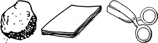 Rock, Paper, Scissors T-shirt - Rock Paper Scissors Transparent (510x510)