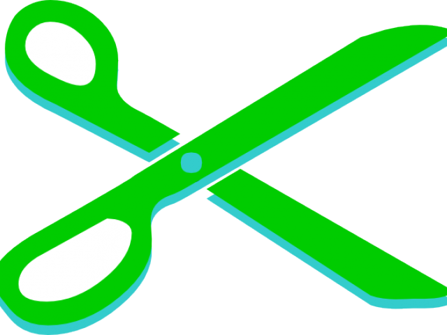 Scissor Clipart Green - Scissor Clipart Green (640x480)