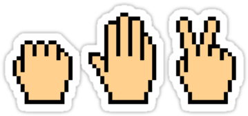 Welcome To Cdc's Rock, Paper, Scissors Tournament - Hand Cursor (375x360)