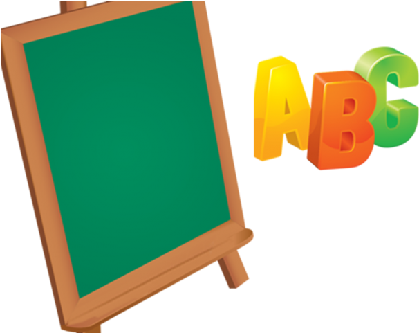 Teacher Clipart Easel - Vectores De Escuela (640x480)