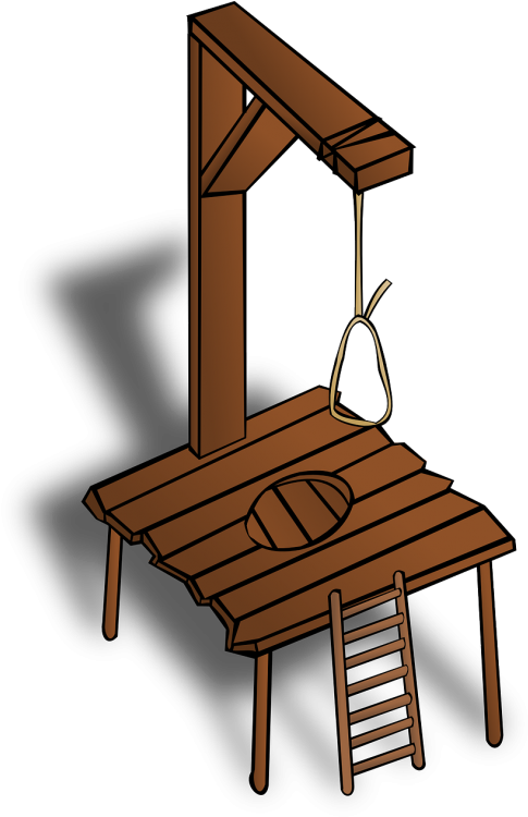Vector Graphics - Gallows Clipart (500x758)