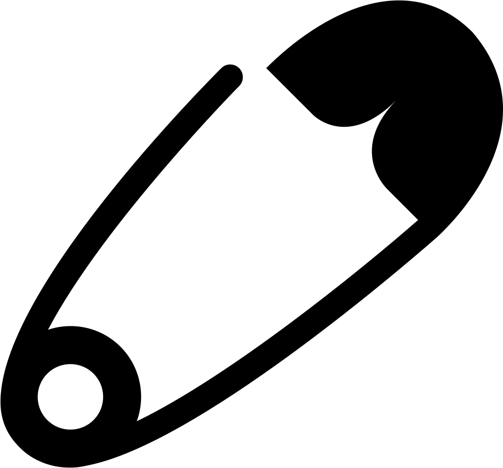 Safety Pin Png - Safety Pin Logo (981x912)