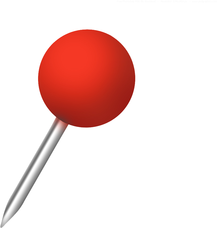 Push Pin Vector Art Icon Web Icons Png - Vector Push Pin Png (1280x1024)