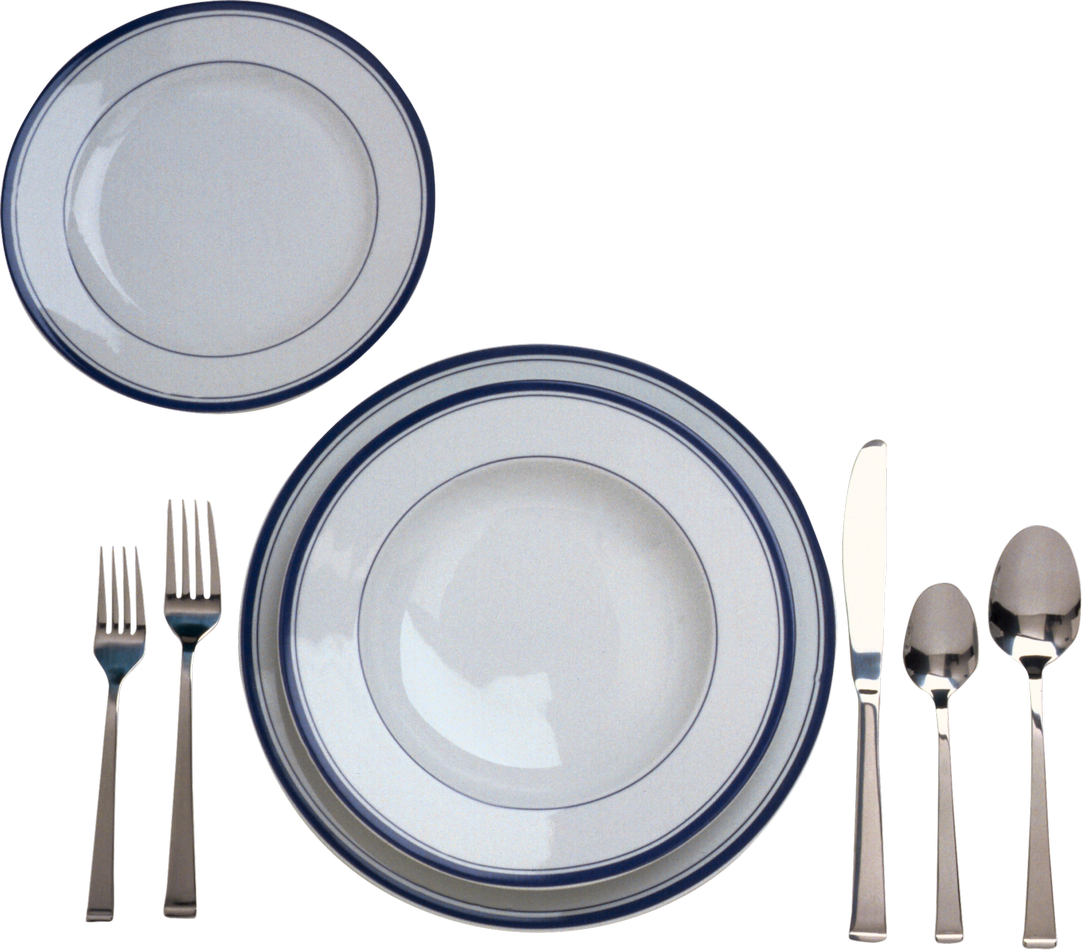 Collection Plate Clip Art - Plate And Glass Png (1082x950)