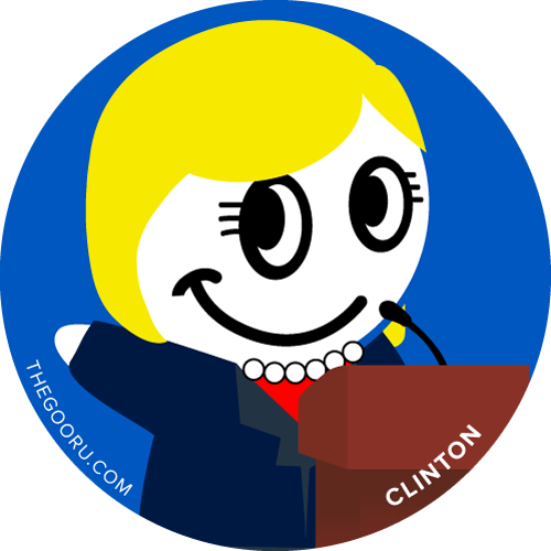 Download Your Hillary Clinton Gooru Here - Circle (500x500)