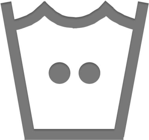 Warm This Page Is About The Meaning - Wash In Warm Water Symbol (500x500)