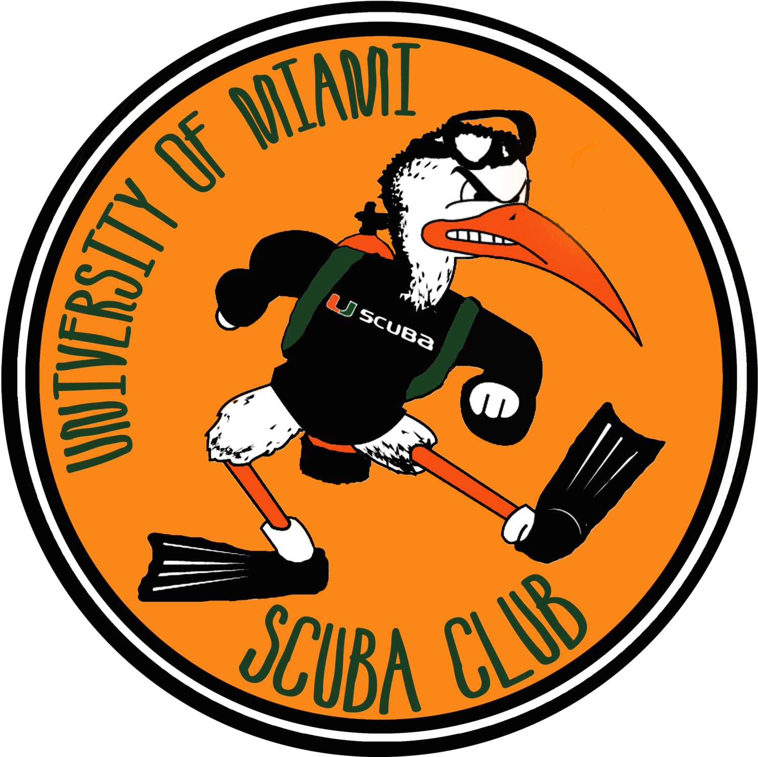 Gear Clipart Scuba Diving - University Of Miami Activities And Clubs (1500x1498)