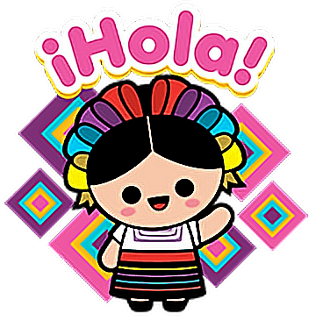 Hola Sticker - Stickers De Mexico Lindo (1024x1024)