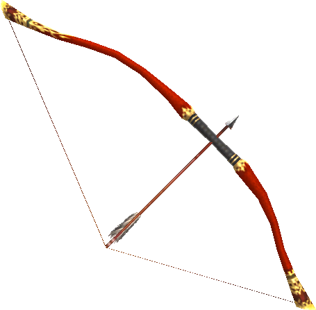 Samurai Clipart Bow - Samurai Weapons Bow And Arrow (455x447)