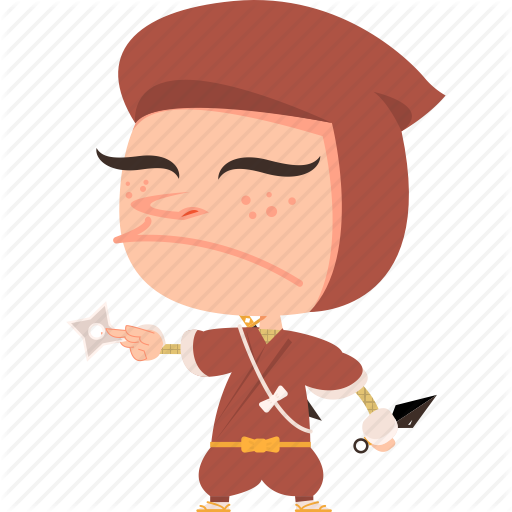 Samurai Clipart Japan Kimono - Cartoon (512x512)