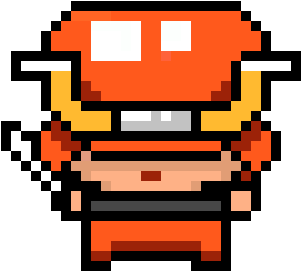 Samurai - Inside Out Joy Pixel Art (480x430)