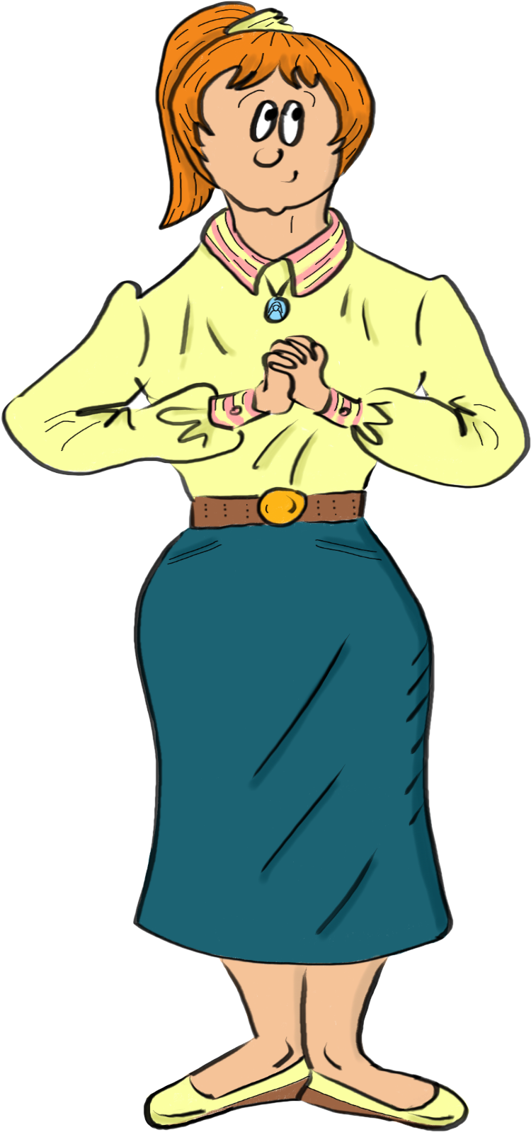 Steps How Does One Become A Nun - Cartoon (1174x1804)