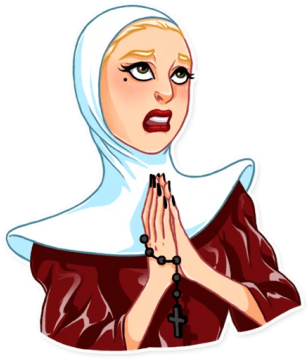 Godbless Gb Gaga Nun Sister Votaress Clostres Vestal - Godbless Gb Gaga Nun Sister Votaress Clostres Vestal (360x360)