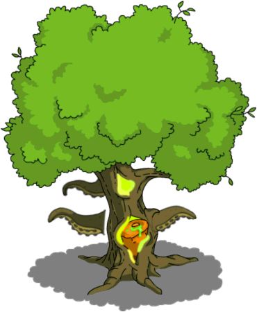 Tapped Out Tentacle Tree - Simpsons Tapped Out Tentacle Tree (370x450)