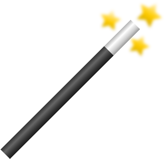 All Photo Png Clipart - Magic Wand Blank Background (750x750)