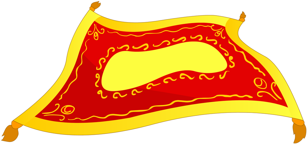 Aladdin Carpet Clipart - Aladdin Carpet Clipart (1100x777)