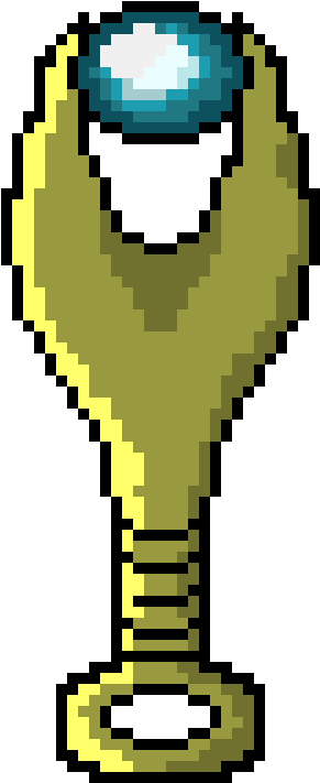 Magic Clipart Scepter - Scepter Pixel Art (330x750)