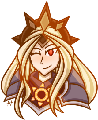 Did Solar Eclipse Leona Too - Cartoon (400x400)