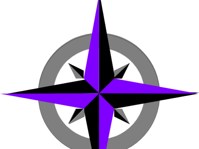 Compass Clipart North - Rosa De Los Vientos Para Pintar (640x480)