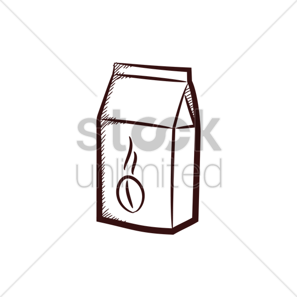 Coffee Bean Bag Vector Image Stockunlimited Graphic - Coffee Bean Bag Vector Image Stockunlimited Graphic (600x600)