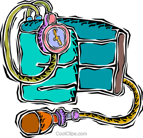 Blood Pressure Monitor Royalty Free Vector Clip Art - Blood Pressure Monitor Royalty Free Vector Clip Art (480x465)