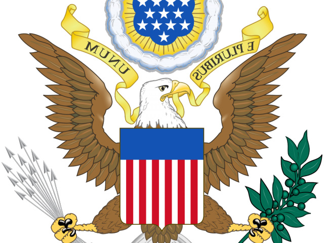 Bird Of Prey Clipart Continental Congress - Symbol Of America Eagle (640x480)