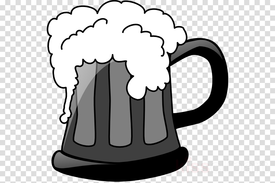 Beer Black And White Clipart Beer Glasses Clip Art - Facebook Messenger Icon Transparent (900x600)