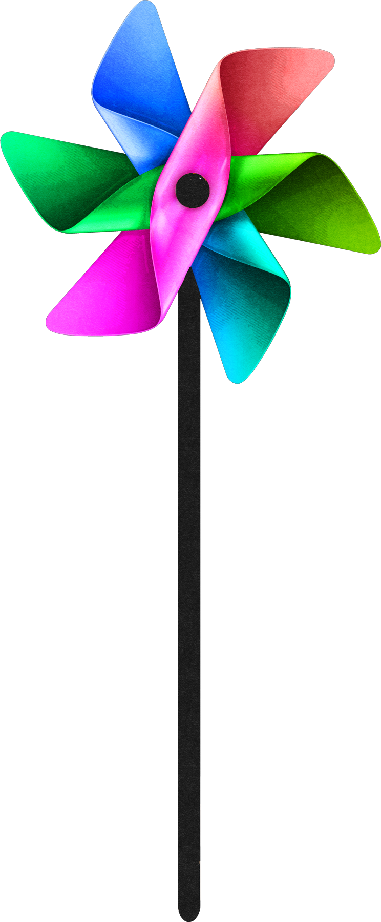 0 B9dc2 E14c4d12 Orig Flower Clipart, Clipart Images, - Windmill (744x1800)
