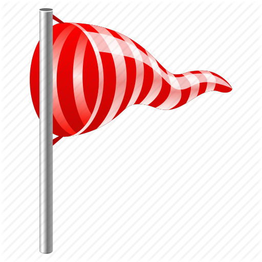 Airport Direction Flag Forecast Transparent Background - Weather Wind Flag Icons (512x512)