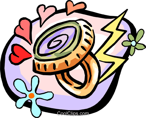 Mood Ring With 60's Flower Power Motif Royalty Free - Mood Ring With 60's Flower Power Motif Royalty Free (480x389)