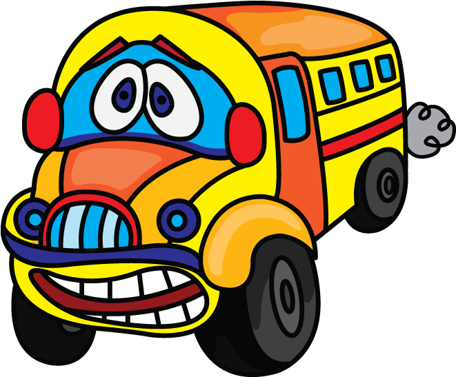 Clip Art Draw School Bus - Draw A School Bus (720x1280)