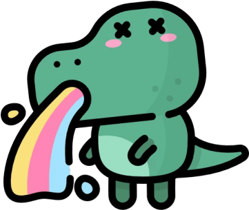 Dino Vomit Puke Retch Spew Spue - Динозаврик (360x360)