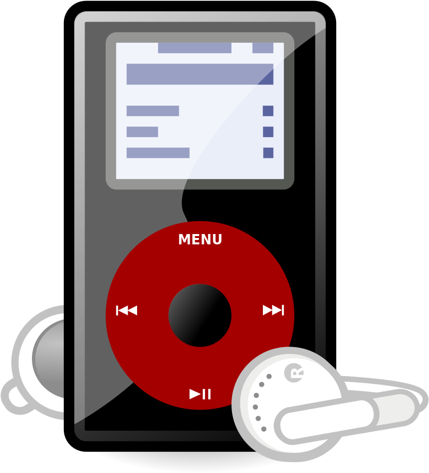 Multimedia Player Ipod U2 Monochrome - Ipod Mp3 (1024x1024)